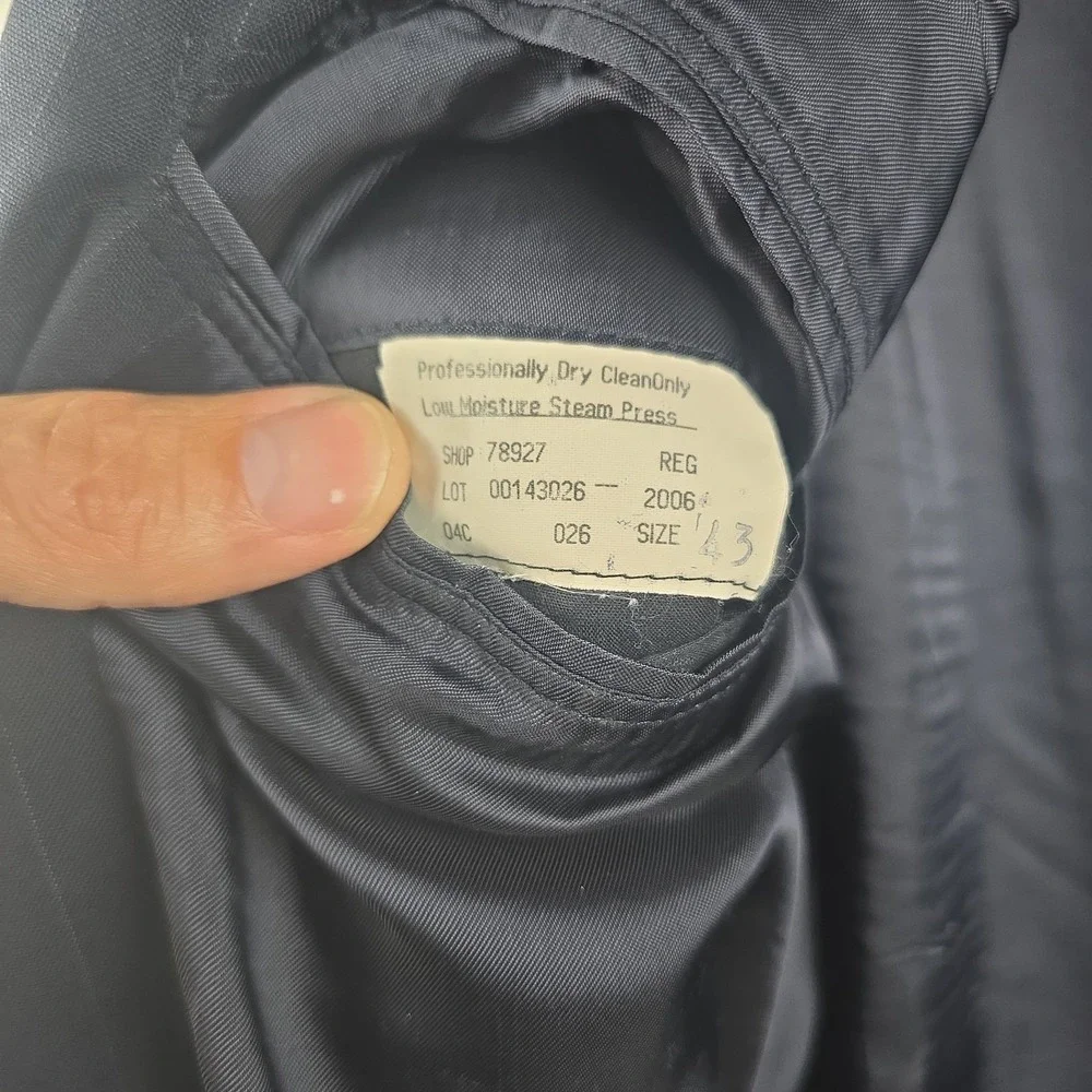 Brooks Brothers Brookease Blazer Mens 43R Dark Gray Sport‎ Coat Jacket 100% wool
